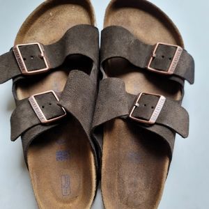 Birkenstock Arizona- brown suede unisex